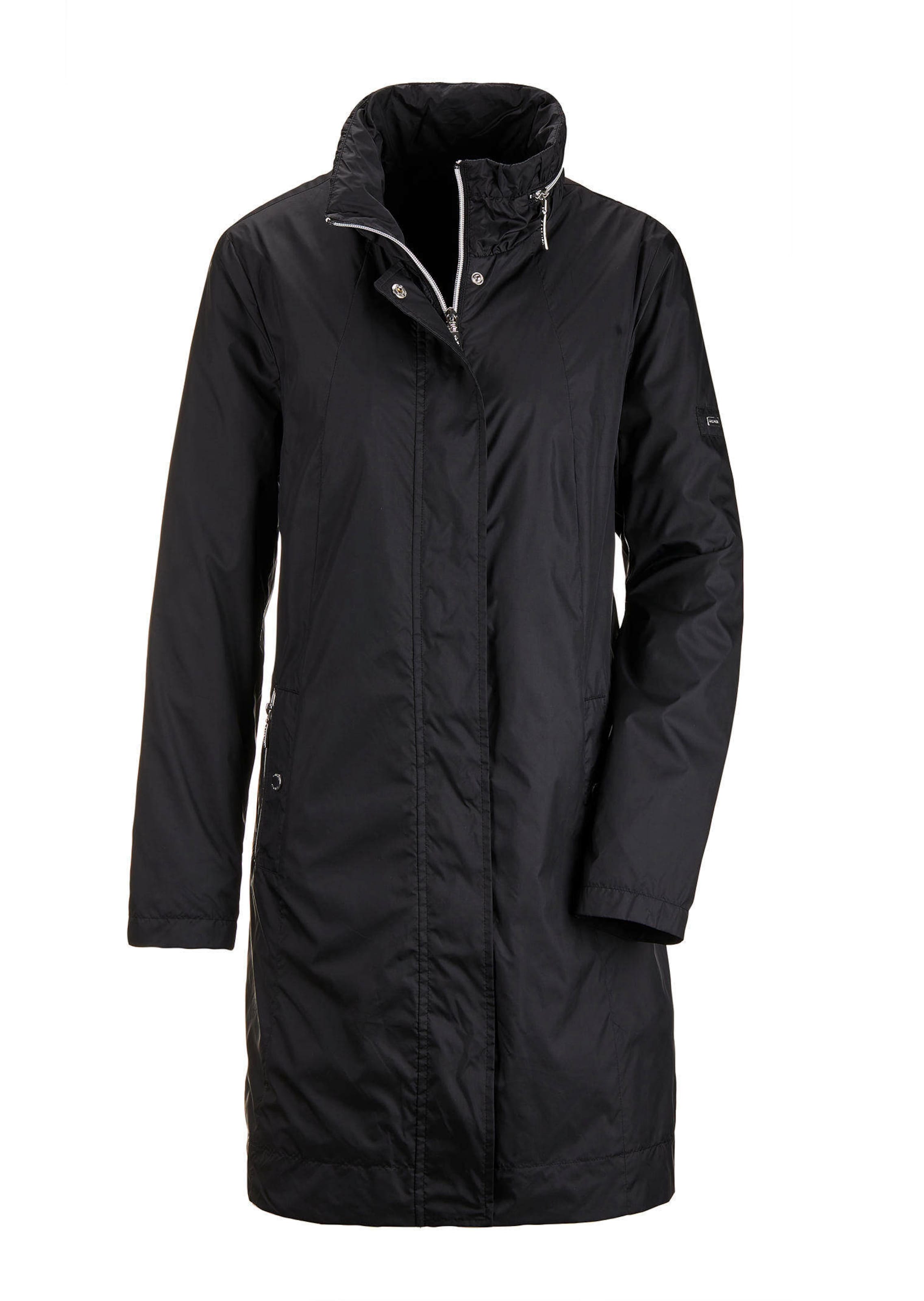 Super leichte Longjacke mit versteckter Kapuze