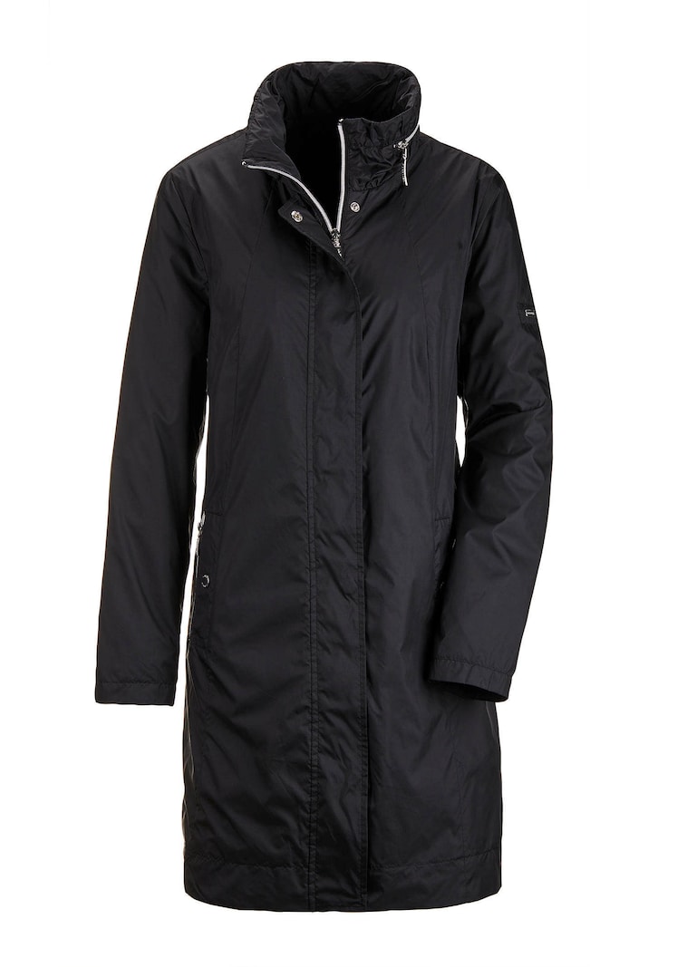 Veste longue ultra-légère avec capuche invisible