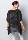 Chiffonbluse mit platziertem Print thumbnail 3