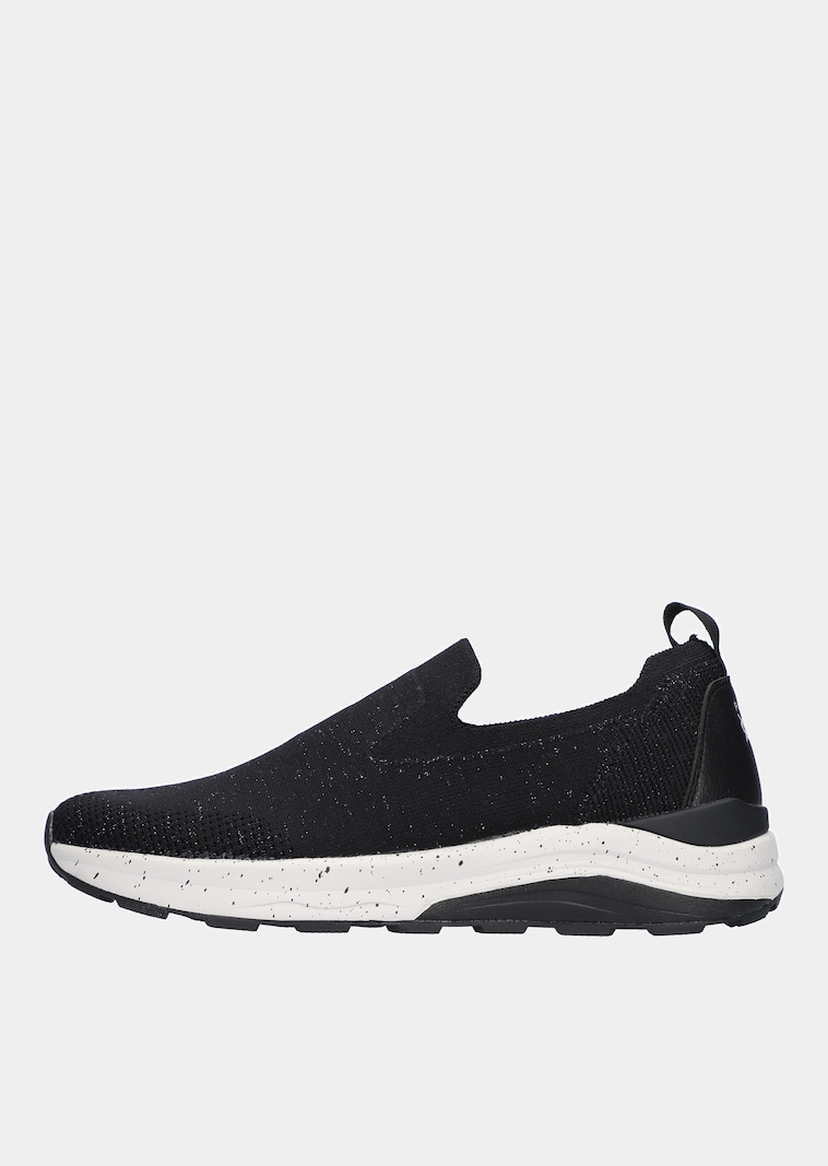 Sneaker mit Glanzdetails in H-Weite