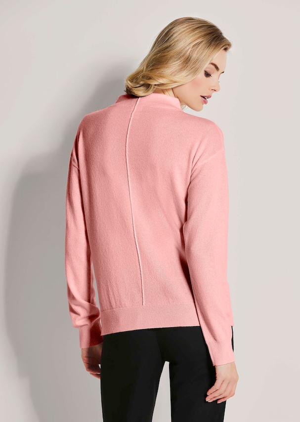 Stehkragen-Pullover aus nachhaltigem Kaschmir 2