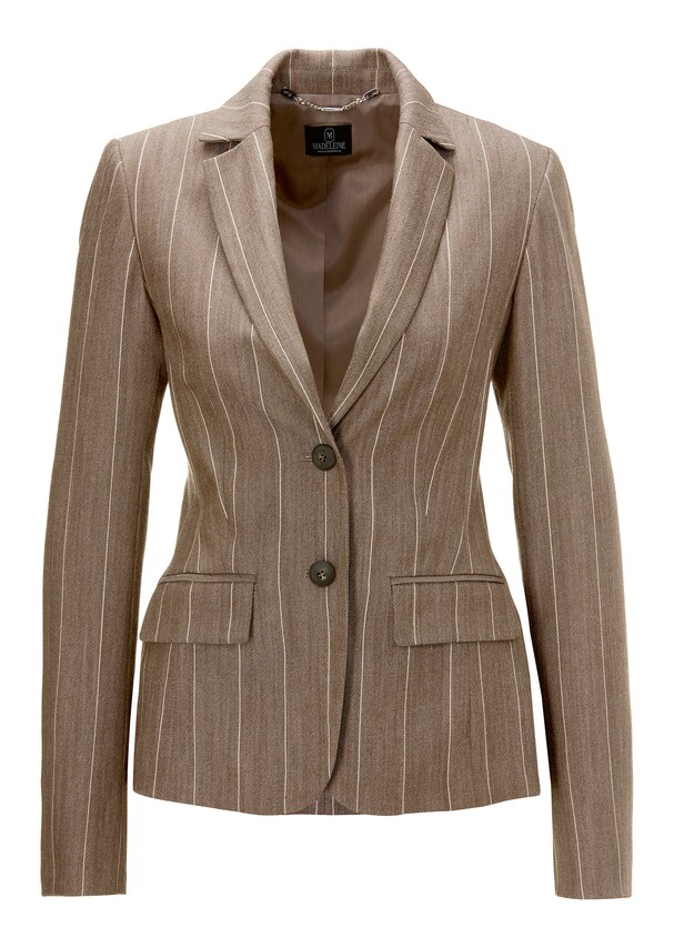 Blazer with pinstripes