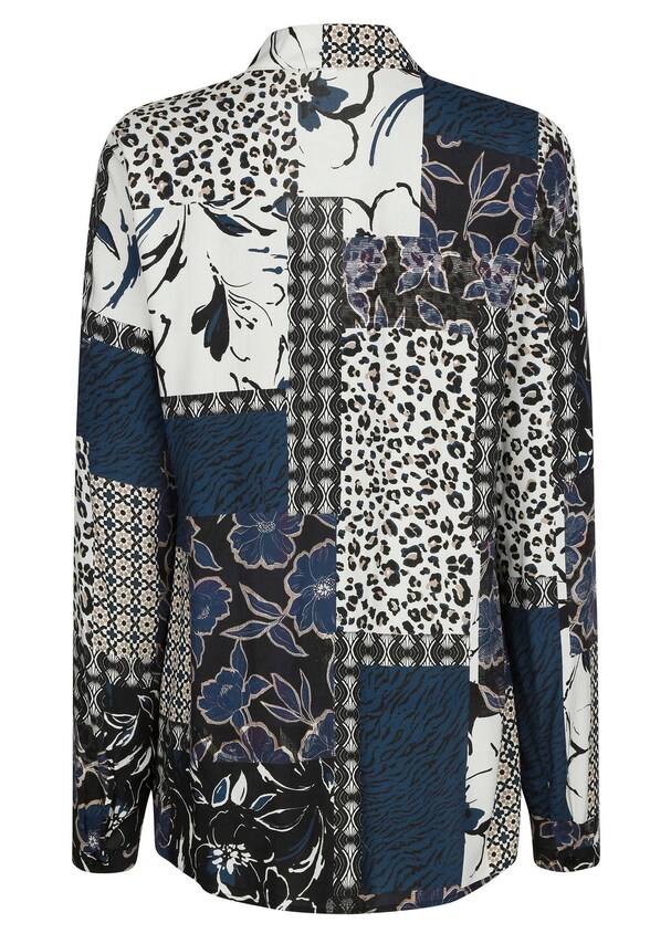 Bluse mit Patchwork-Druck 5