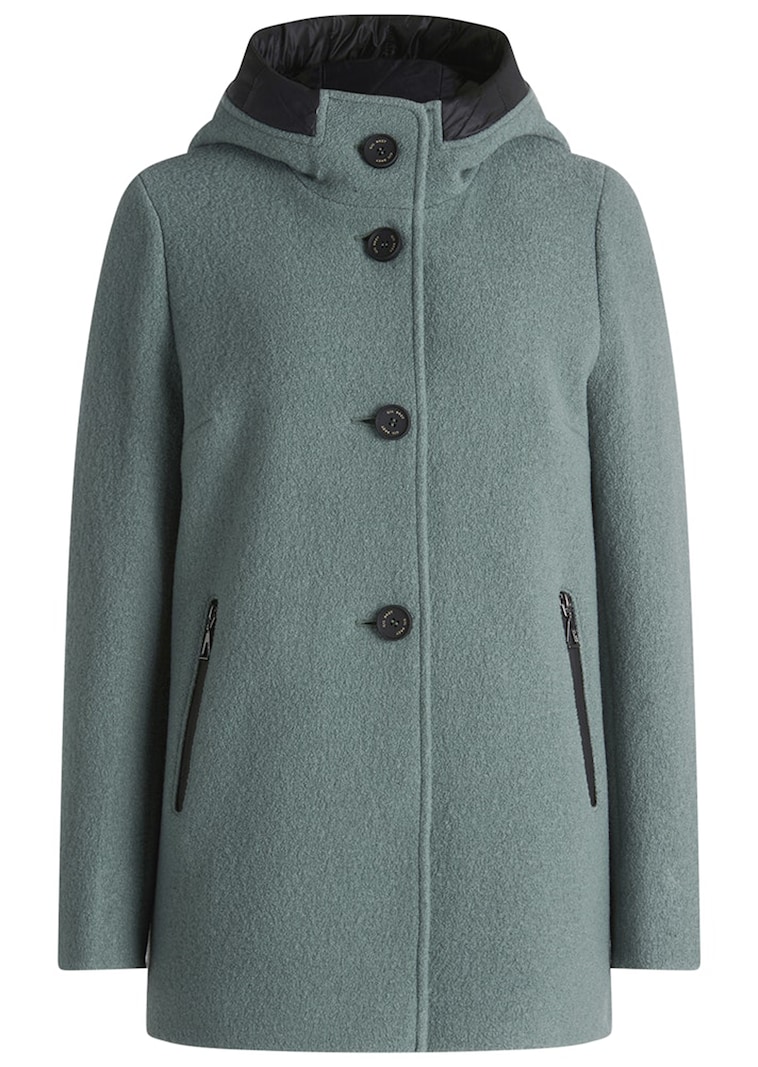 Schurwolljacke in modischer A-Linie