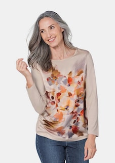 Blouseshirt met bloemenprint thumbnail 1