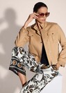 Short jacket with elegant Madeira lace thumbnail 4