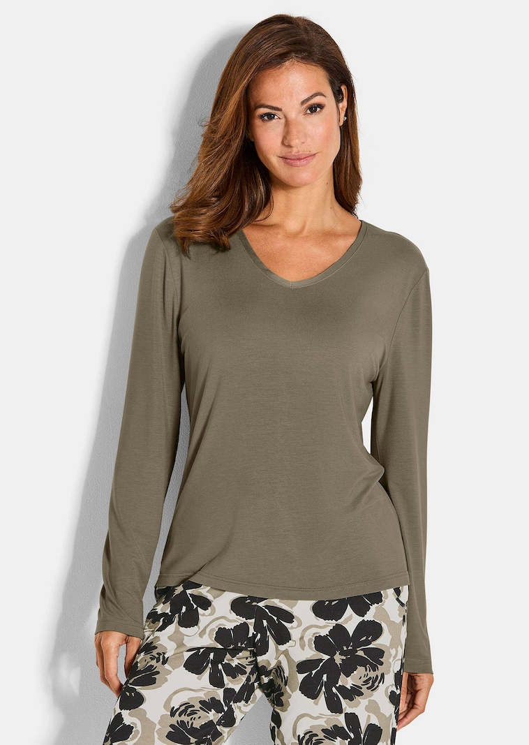 Pyjamashirt aus Viskose