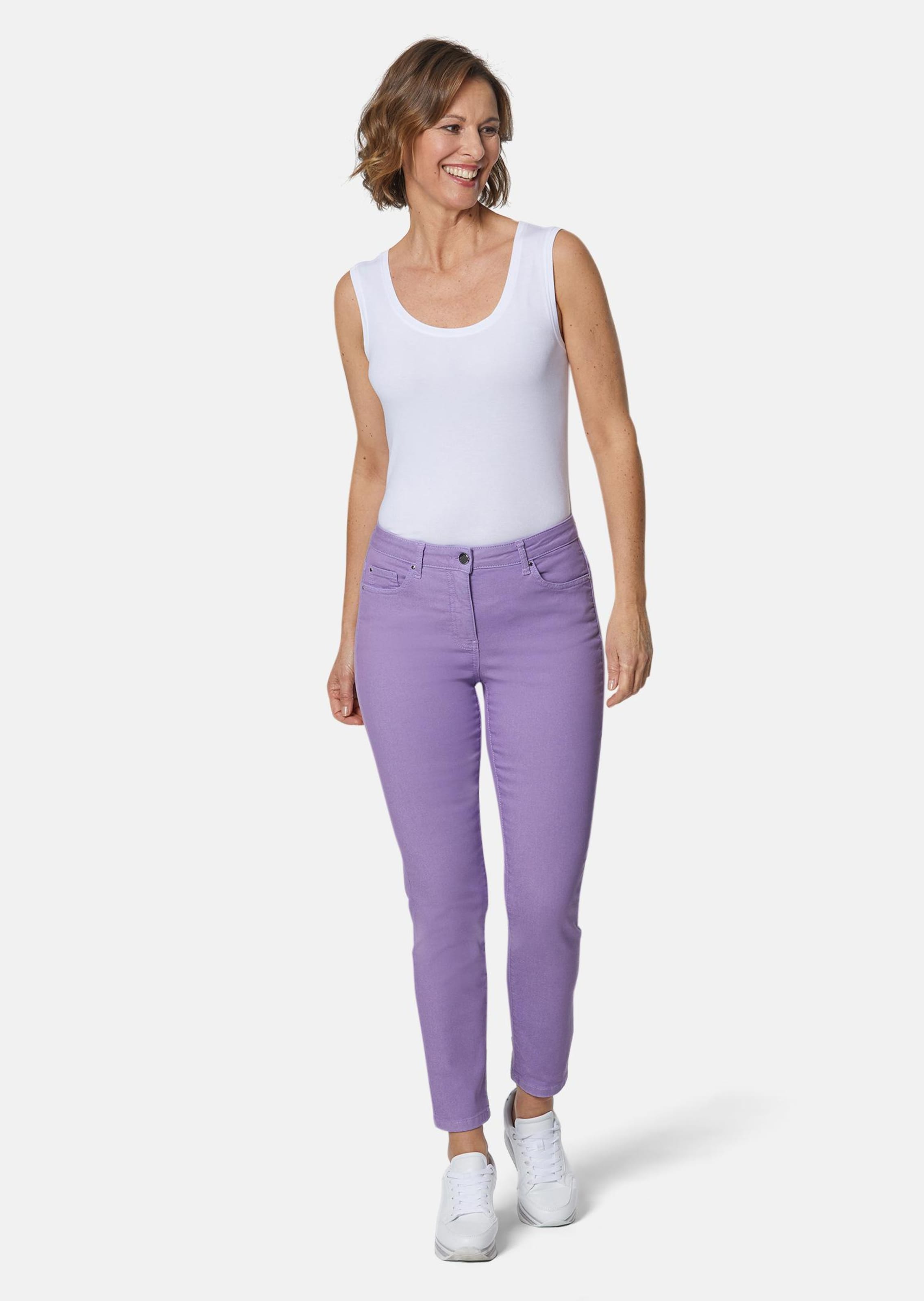 Jean de loisirs 7/8 BELLA - mauve - Gr. 54 de Goldner Fashion