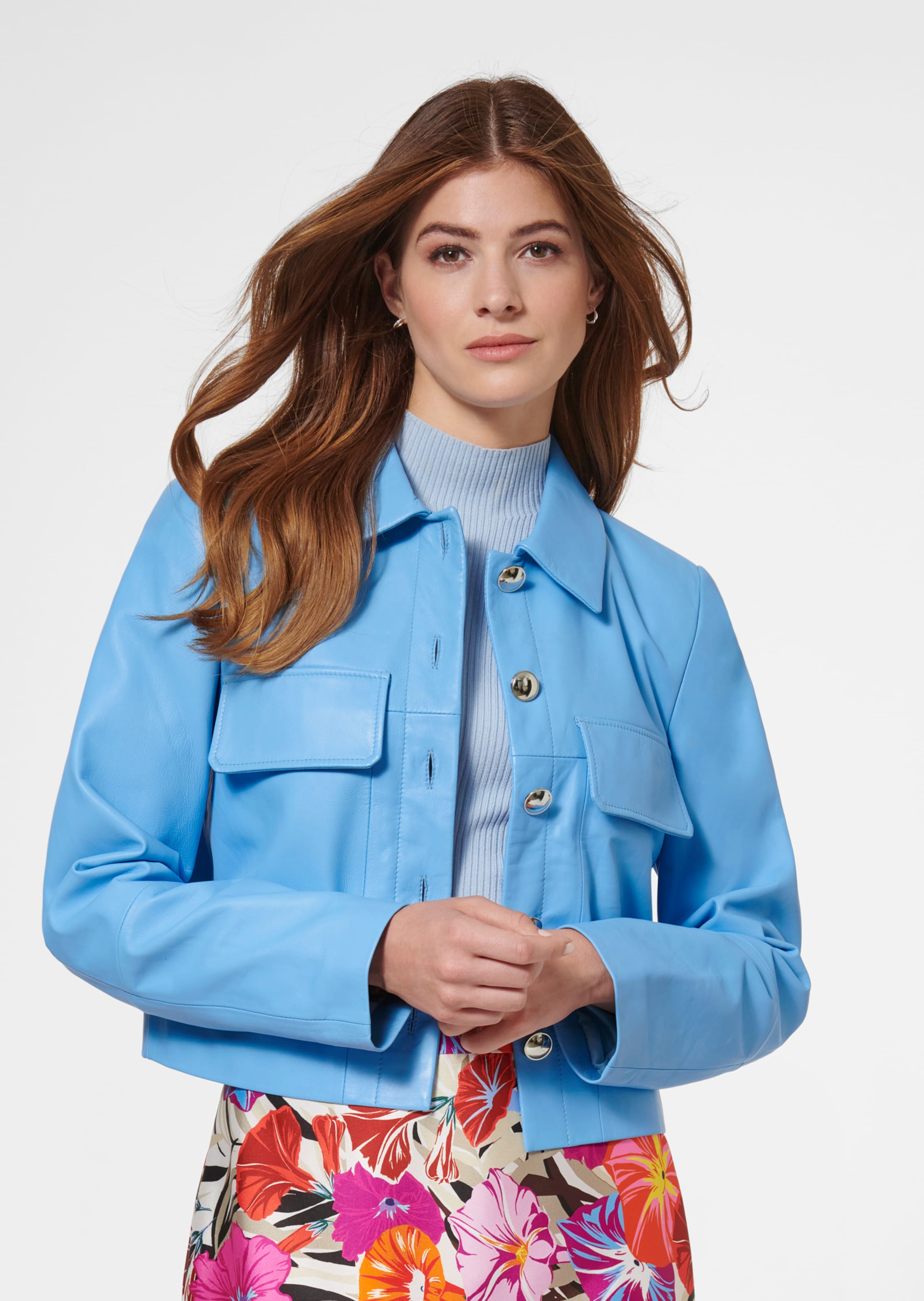 Lederjacke aus Lammnappa