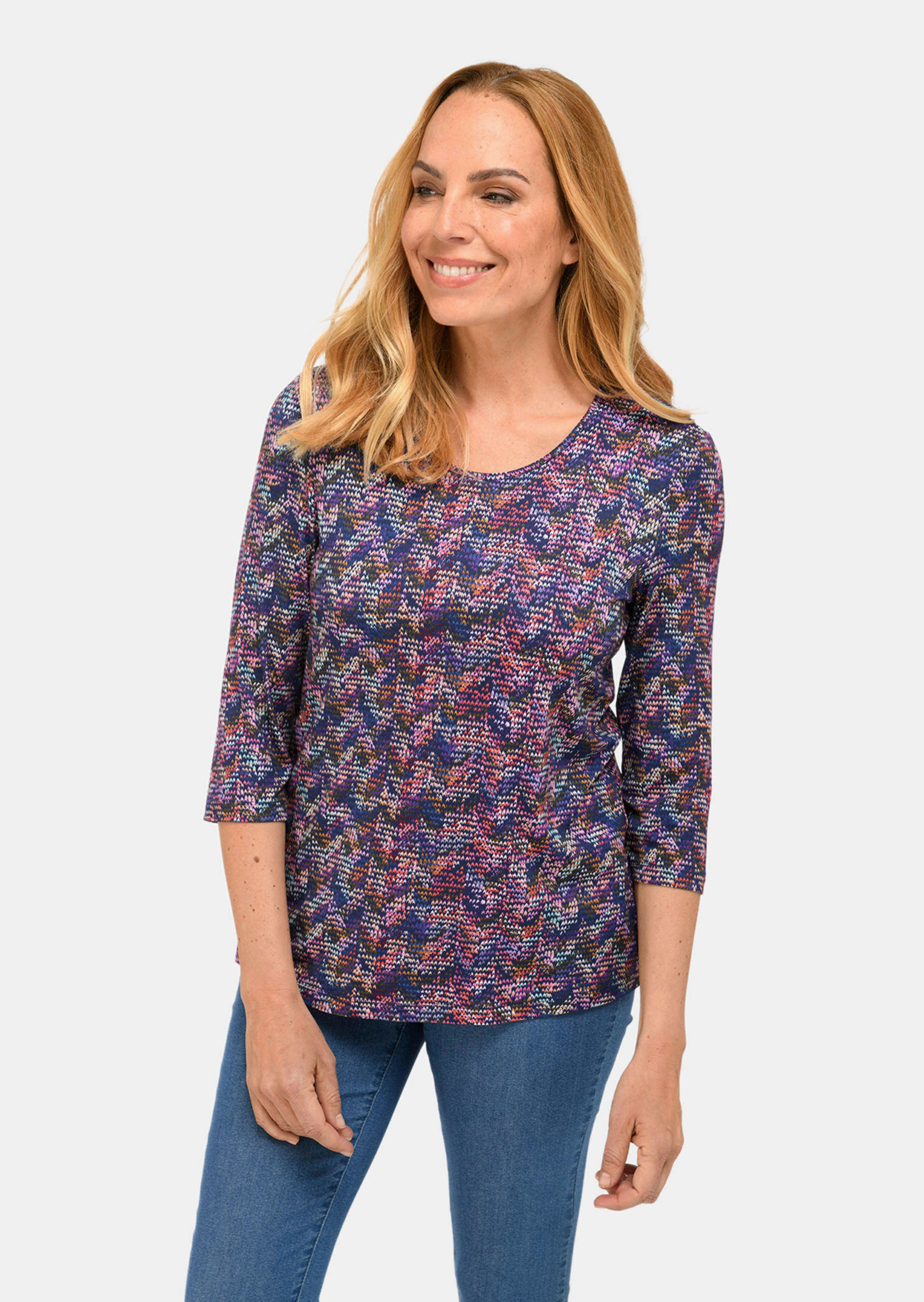 Druckshirt in kraftvollen Farben