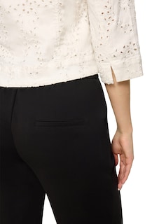 Veste courte avec broderie florale ajourée thumbnail 5