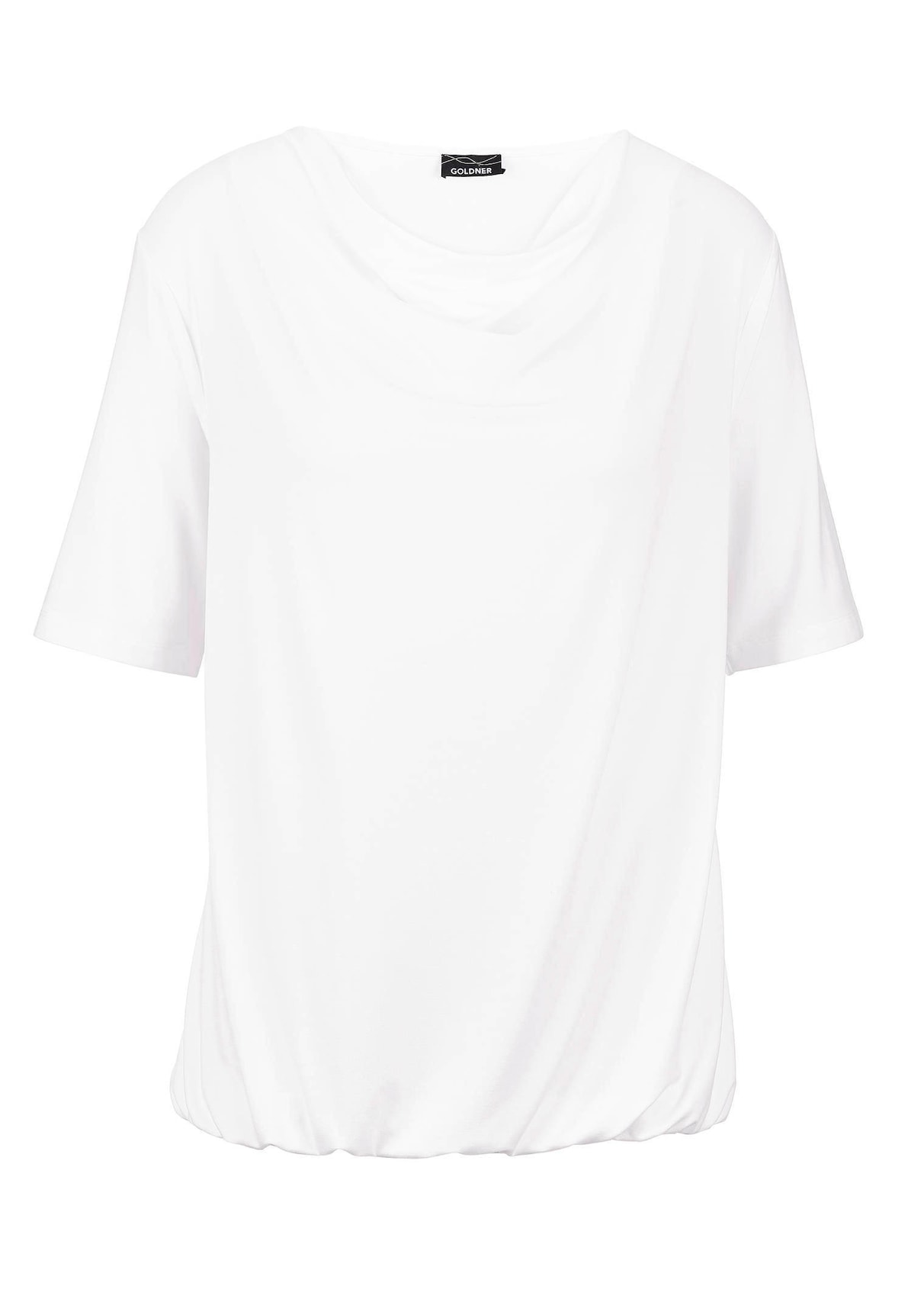 Shirt mit Wasserfallausschnitt