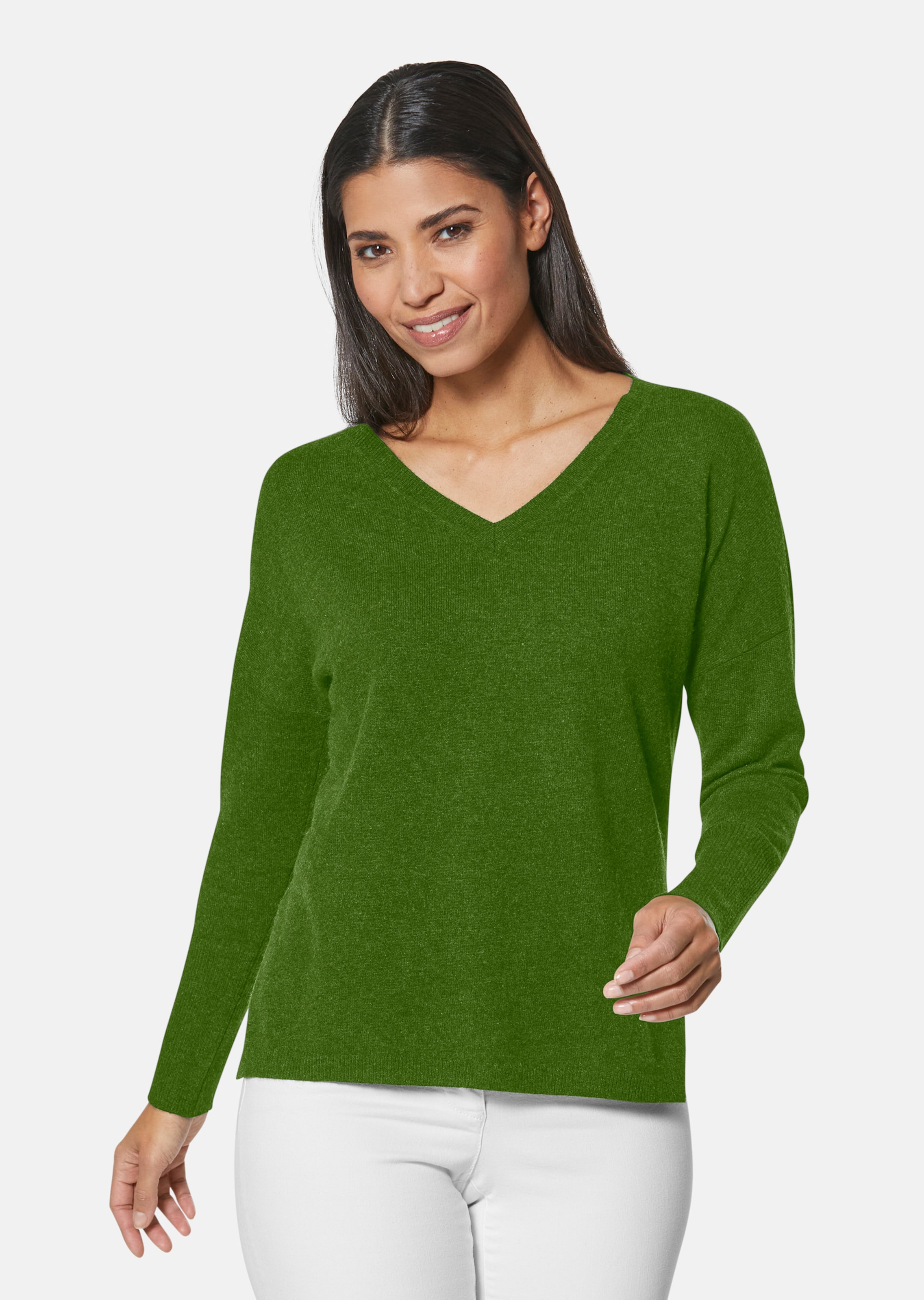 V-neck cashmere jumper