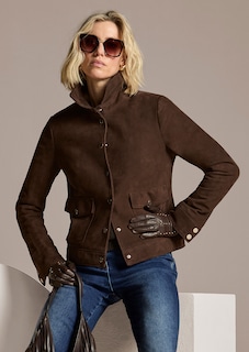 Lederjacke aus Ziegenvelours thumbnail 1