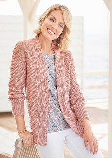 Zeitlose Strickjacke in Grobstrick thumbnail 5