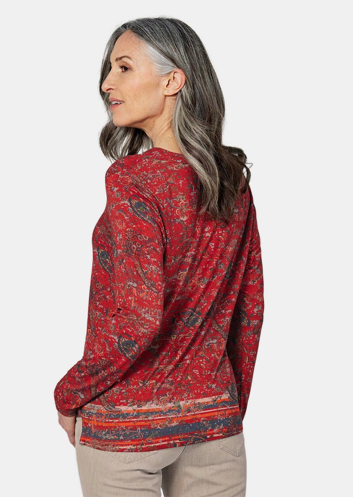 Langarmshirt mit Paisleymuster 2