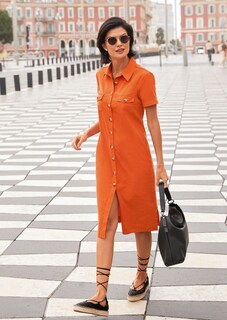 Hemdblusenkleid mit Taschen thumbnail 7