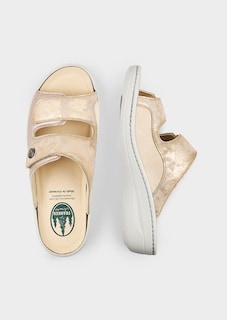 Leder-Pantoletten mit Naturkork-Fußbett thumbnail 2