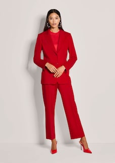 Blazer mit Reverskragen in leicht verlängerter Form thumbnail 2