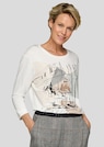 Jersey-Shirt mit Frontmotiv und Glitzerdetails thumbnail 1