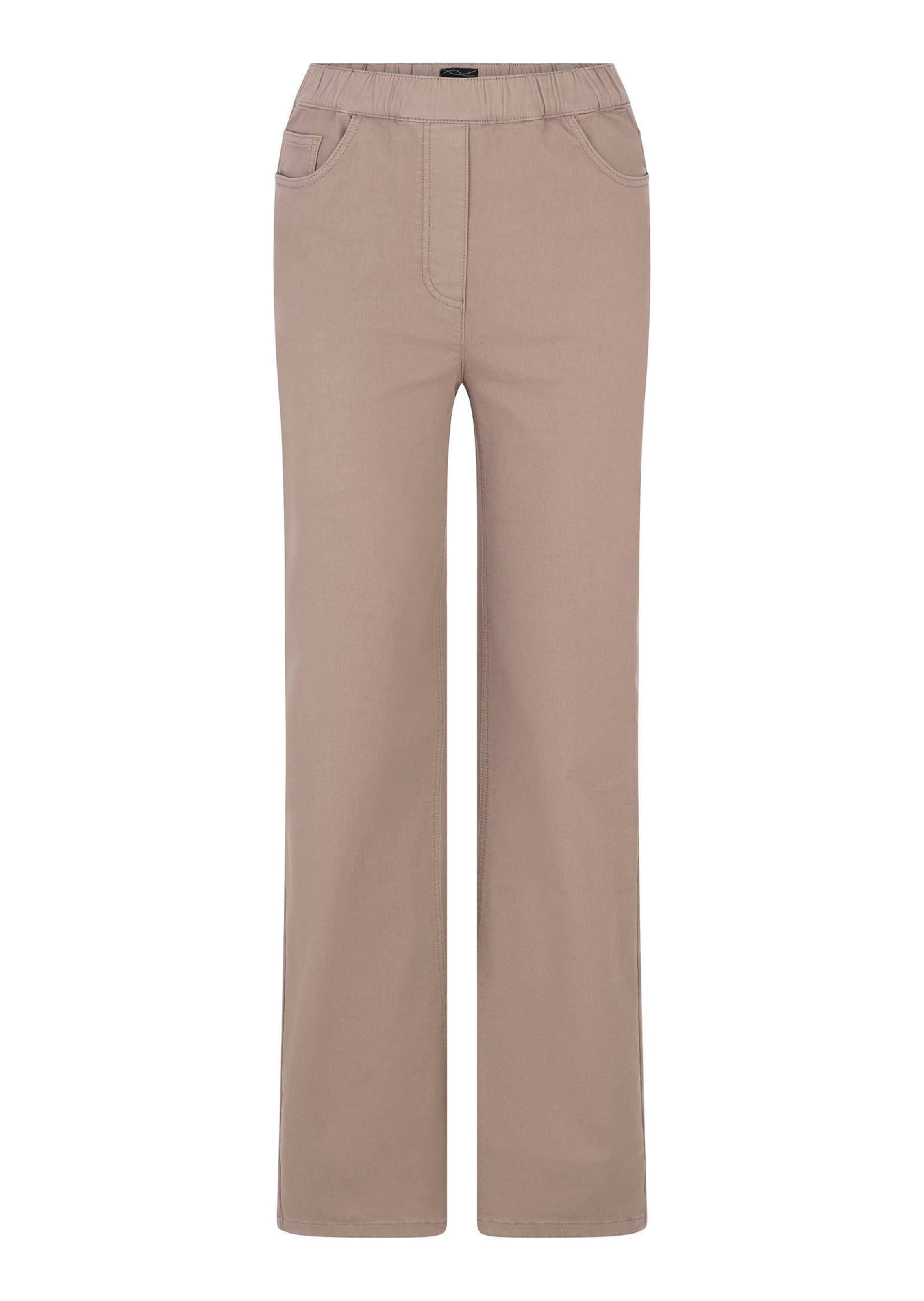 Jeans VERA met elastische tailleband en wijde pijpen