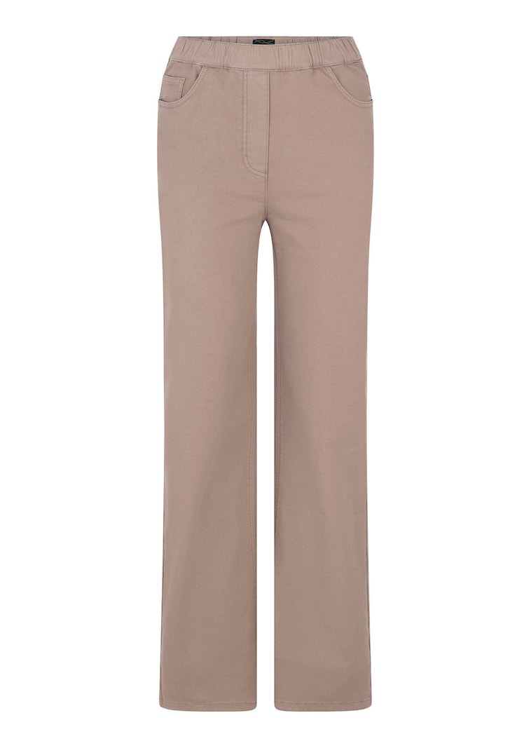 Jeans VERA met elastische tailleband en wijde pijpen
