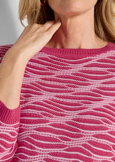 Strickpullover mit Wellenmuster thumbnail 5