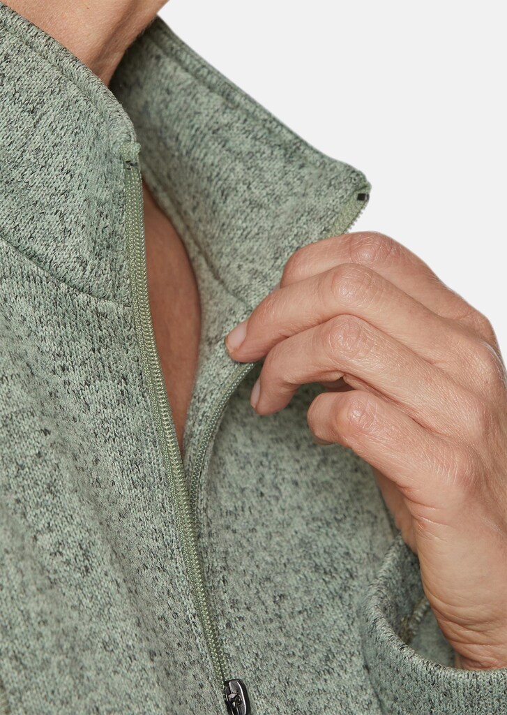 Kuschelweiche Strickfleece-Jacke