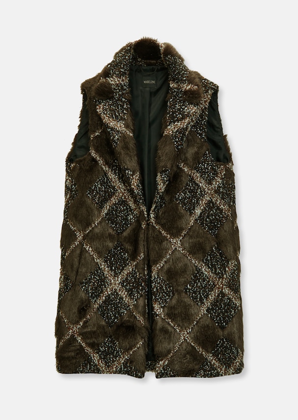 Waistcoat with diamond pattern 5