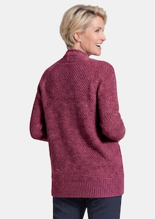 Zeitlose Strickjacke in Grobstrick thumbnail 3