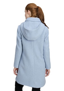 Edler Wollmantel mit abnehmbarer Kapuze thumbnail 4