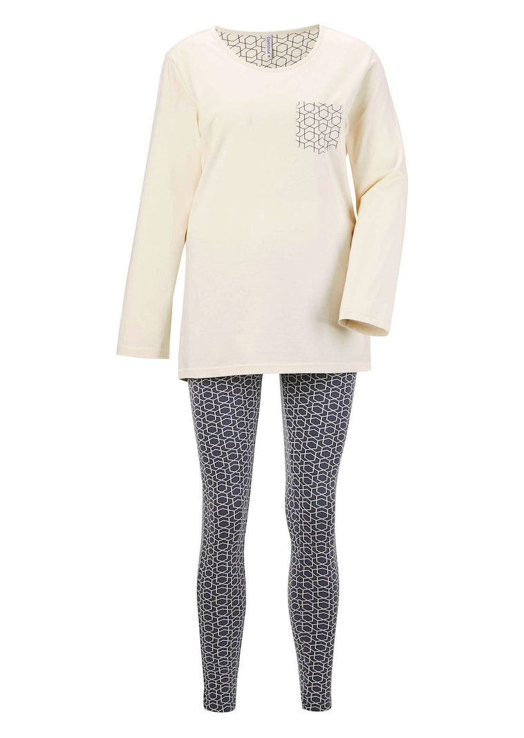 Pyjama en coton à manches longues