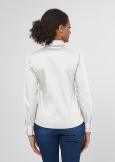 Blouse met lange mouwen en blinde knopenlijst thumbnail 3