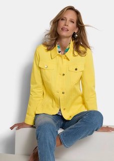 Jeansjacke in taillierter Form thumbnail 3