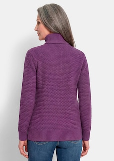 Warmer Strickpullover mit Rollkragen thumbnail 3