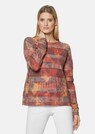 Rundhals-Pullover mit Allover-Druck thumbnail 1