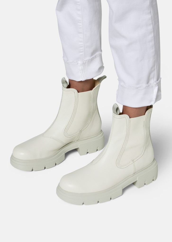 Paul Green - Leder-Boots mit Elastikeinsätzen