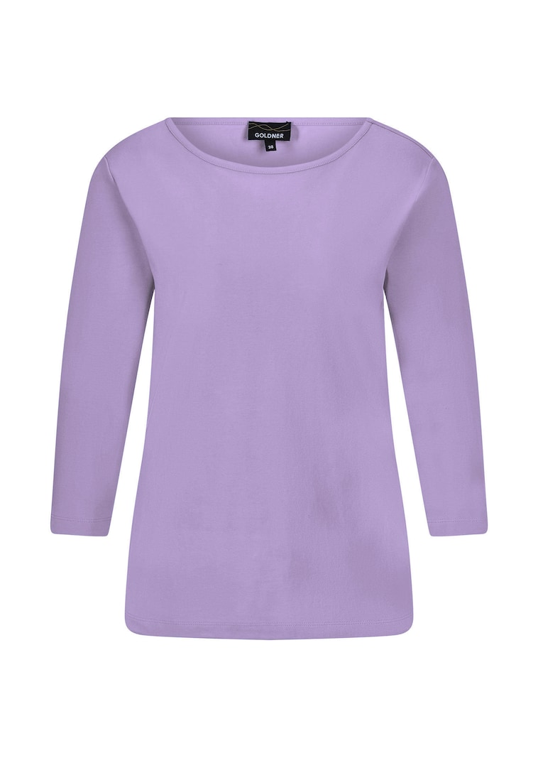 Basic-Shirt aus Interlock-Jersey