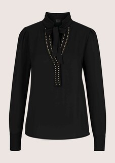 Bluse mit Nietenbesatz und Bindeband thumbnail 6