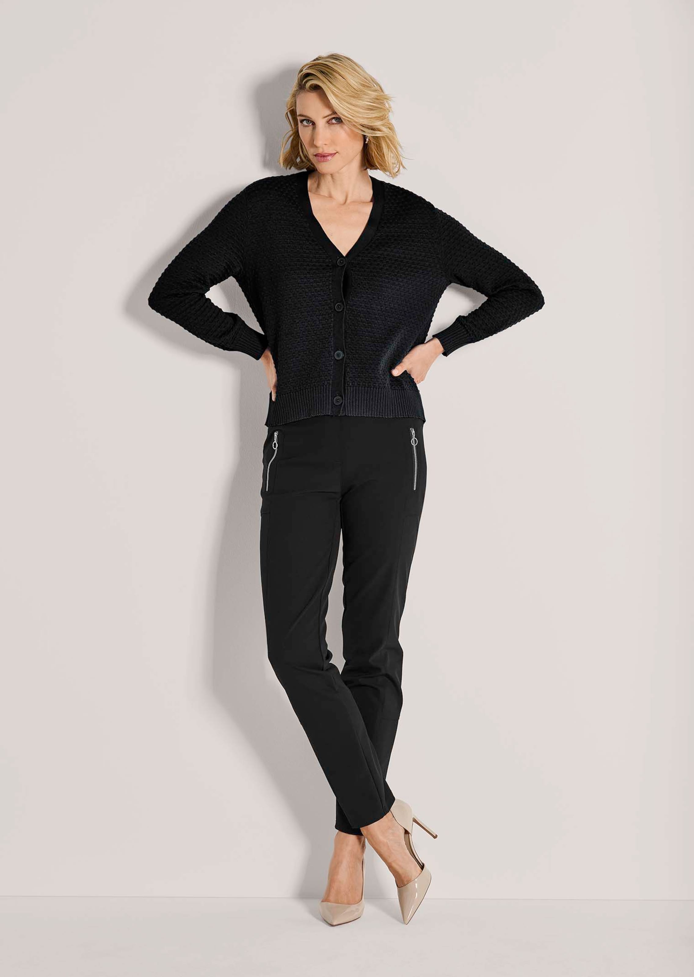 Strickjacke aus reiner Baumwolle