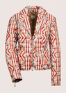 Kurze Steppjacke mit Unikat-Print thumbnail 1