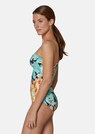 Bandeau-Badeanzug mit Blütenprint thumbnail 4