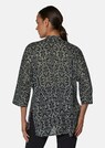 Bluse mit kontraststarkem Print und Fledermausärmeln thumbnail 3