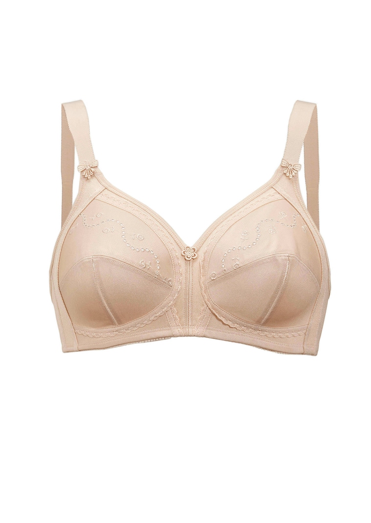 Soutien-gorge en dentelle avec broderie ajourée