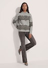 Sweat-shirt jacquard pied-de-poule thumbnail 2
