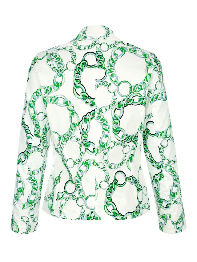 Blazer mit grafischem Print 5