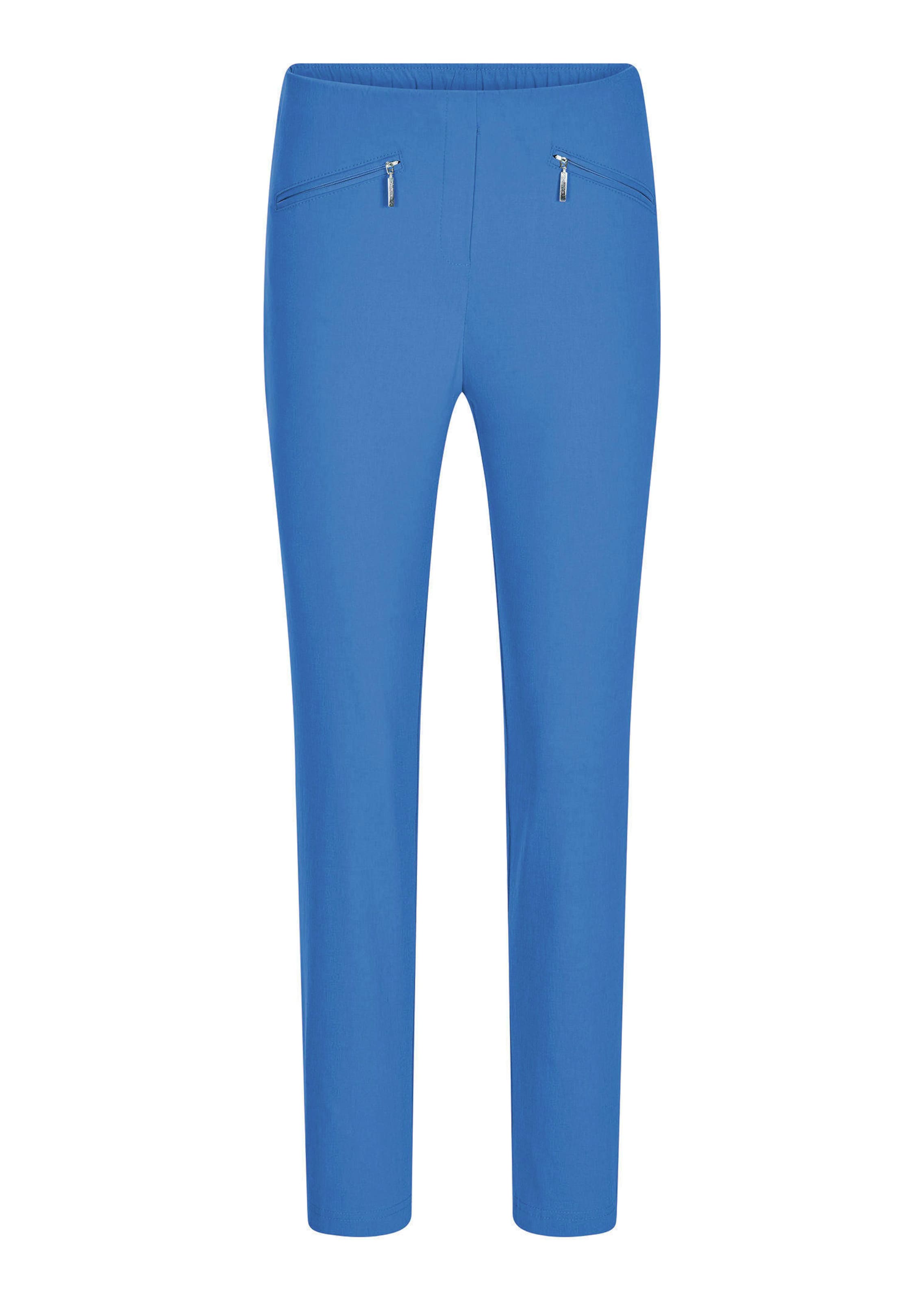 Superelastische broek LOUISA met zakken met rits