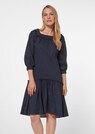 Dress with 3/4 sleeves and flounce thumbnail 1