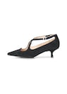 Veloursleder-Pumps mit Pfennig-Absatz thumbnail 4