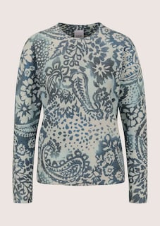 Pullover mit All-over-Print thumbnail 6